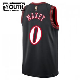 Dres Philadelphia 76ers Tyrese Maxey Nike 2025-26 Classic Edition Crno Swingman - Dječji